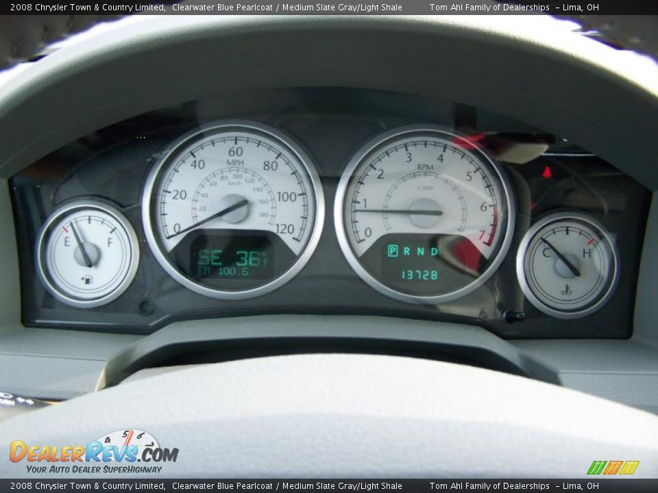 2008 Chrysler Town & Country Limited Clearwater Blue Pearlcoat / Medium Slate Gray/Light Shale Photo #21