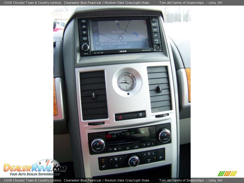 2008 Chrysler Town & Country Limited Clearwater Blue Pearlcoat / Medium Slate Gray/Light Shale Photo #24