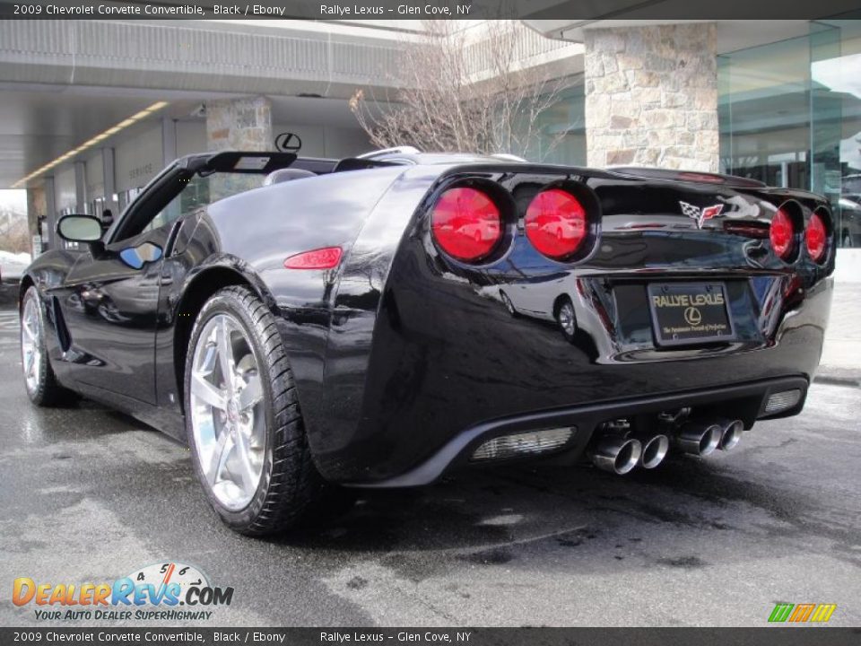 2009 Chevrolet Corvette Convertible Black / Ebony Photo #6
