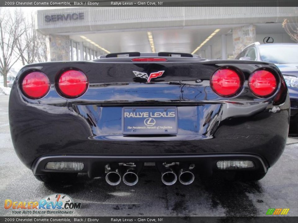 2009 Chevrolet Corvette Convertible Black / Ebony Photo #7