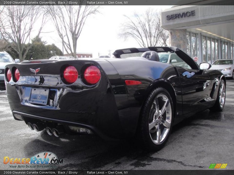 2009 Chevrolet Corvette Convertible Black / Ebony Photo #8
