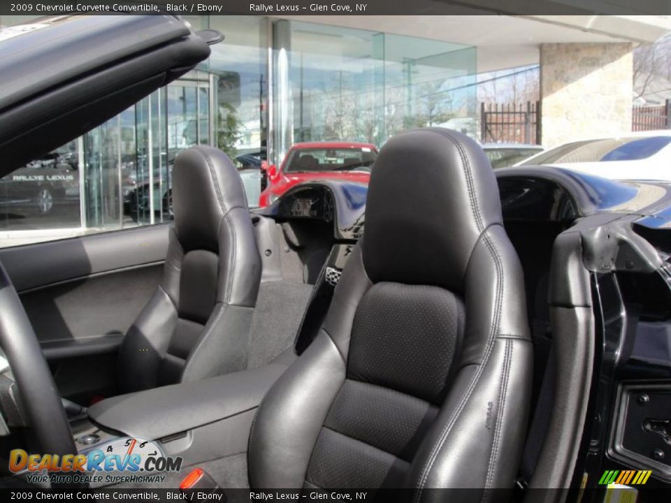 2009 Chevrolet Corvette Convertible Black / Ebony Photo #11