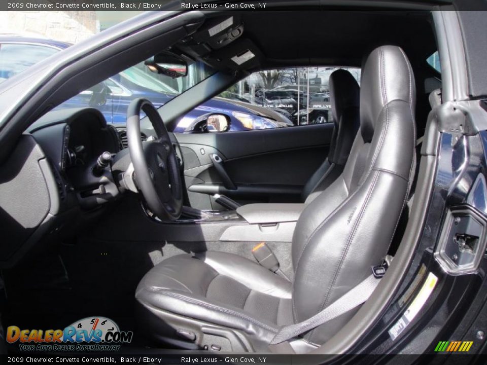 2009 Chevrolet Corvette Convertible Black / Ebony Photo #13
