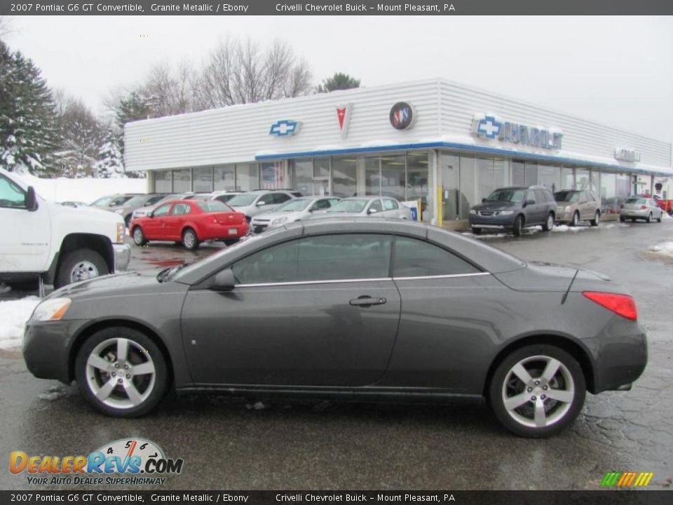 2007 Pontiac G6 GT Convertible Granite Metallic / Ebony Photo #2