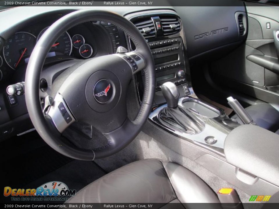 2009 Chevrolet Corvette Convertible Black / Ebony Photo #14