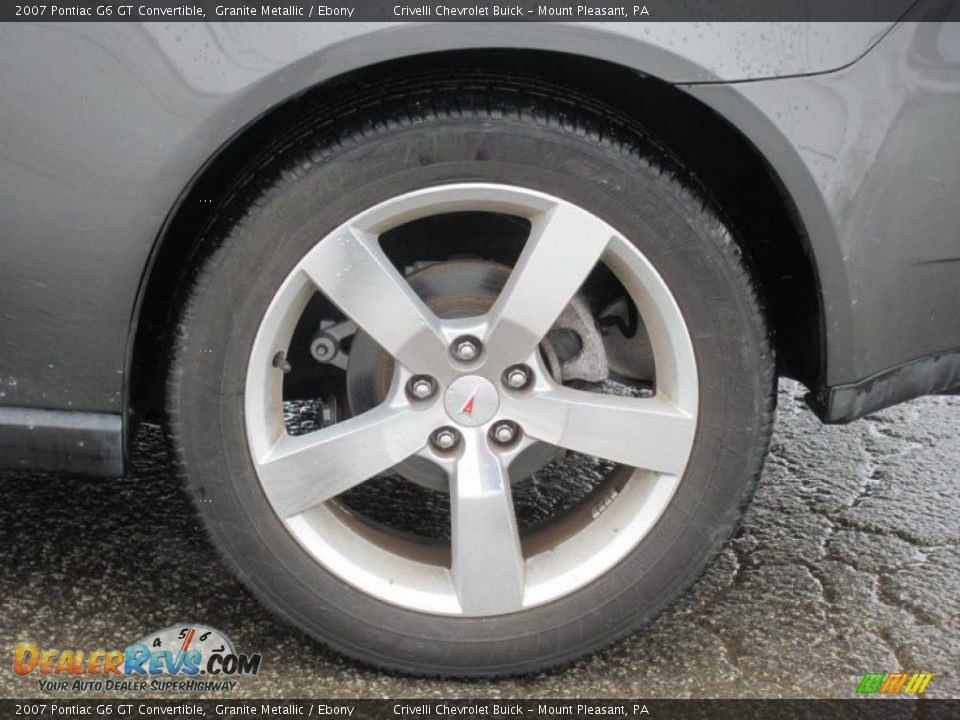 2007 Pontiac G6 GT Convertible Granite Metallic / Ebony Photo #3
