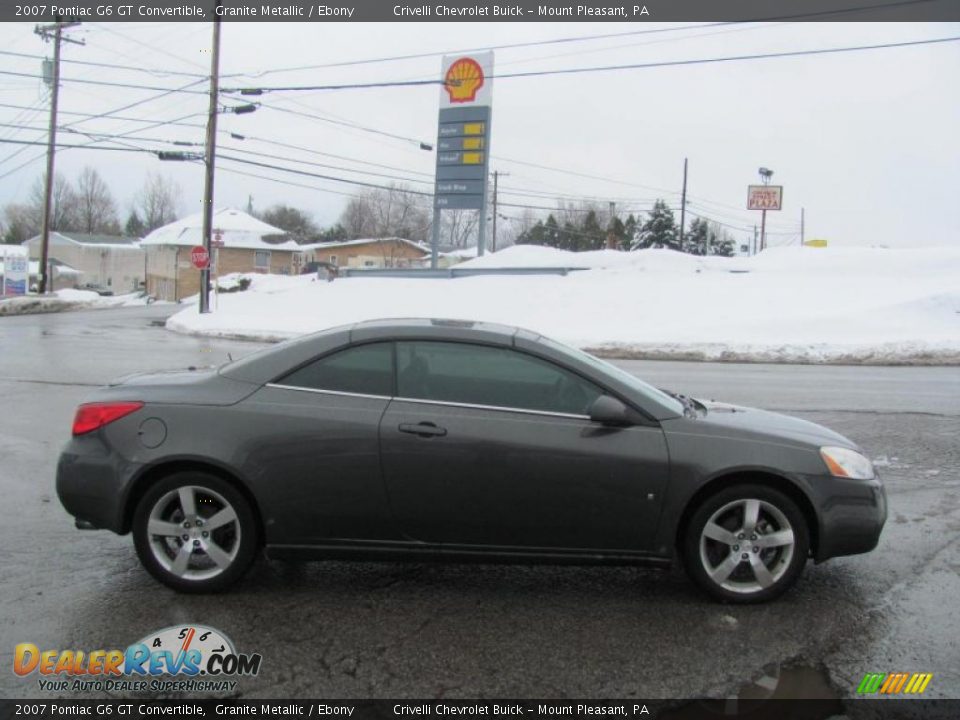 2007 Pontiac G6 GT Convertible Granite Metallic / Ebony Photo #4
