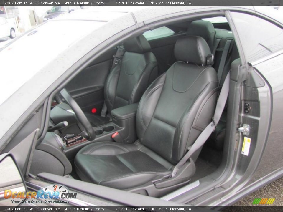 2007 Pontiac G6 GT Convertible Granite Metallic / Ebony Photo #8