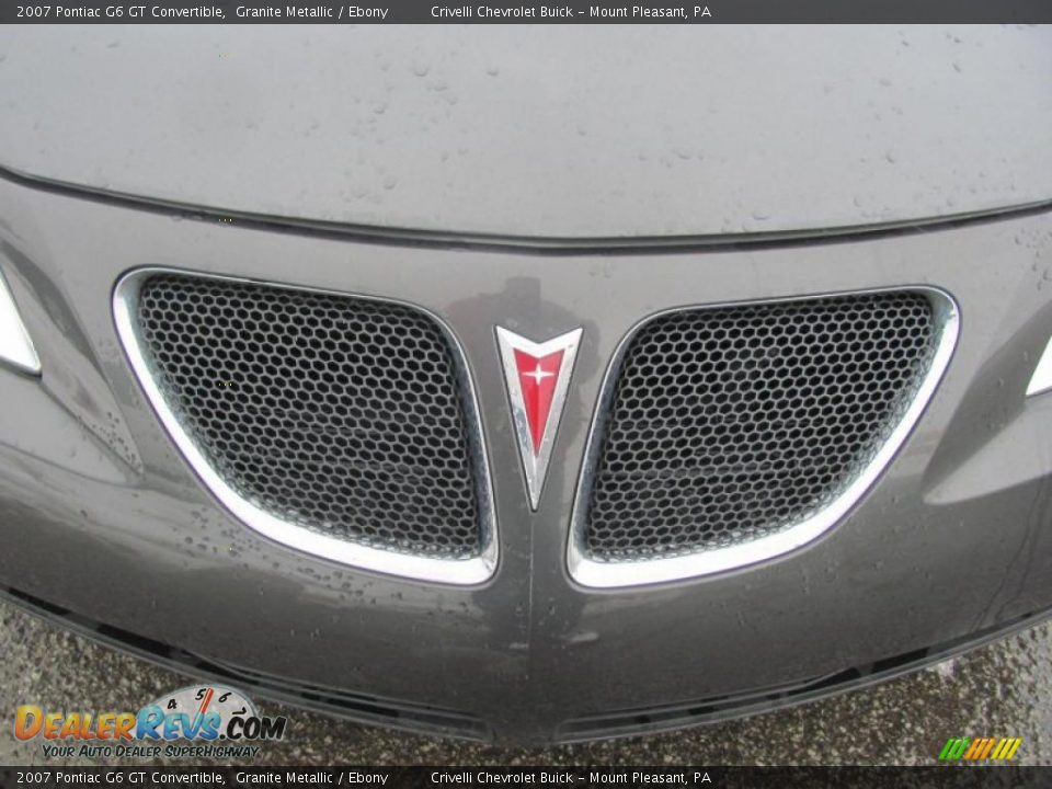 2007 Pontiac G6 GT Convertible Granite Metallic / Ebony Photo #14