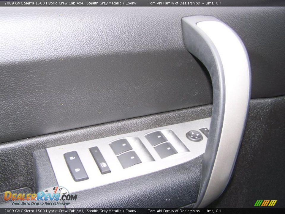 2009 GMC Sierra 1500 Hybrid Crew Cab 4x4 Stealth Gray Metallic / Ebony Photo #8