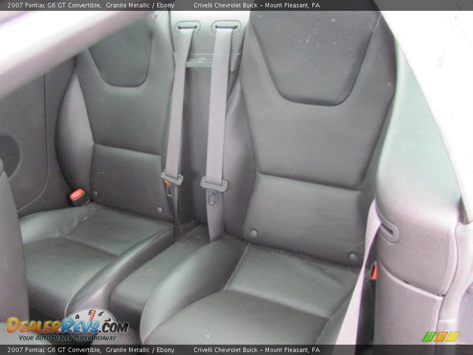 2007 Pontiac G6 GT Convertible Granite Metallic / Ebony Photo #18