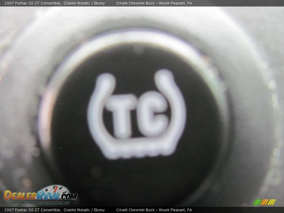 2007 Pontiac G6 GT Convertible Granite Metallic / Ebony Photo #21