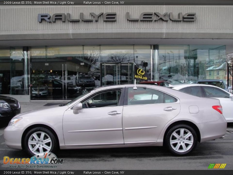 2009 Lexus ES 350 Moon Shell Mica / Light Gray Photo #3