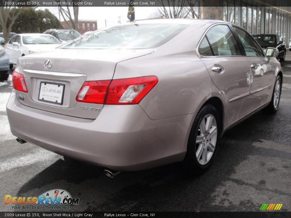 2009 Lexus ES 350 Moon Shell Mica / Light Gray Photo #6