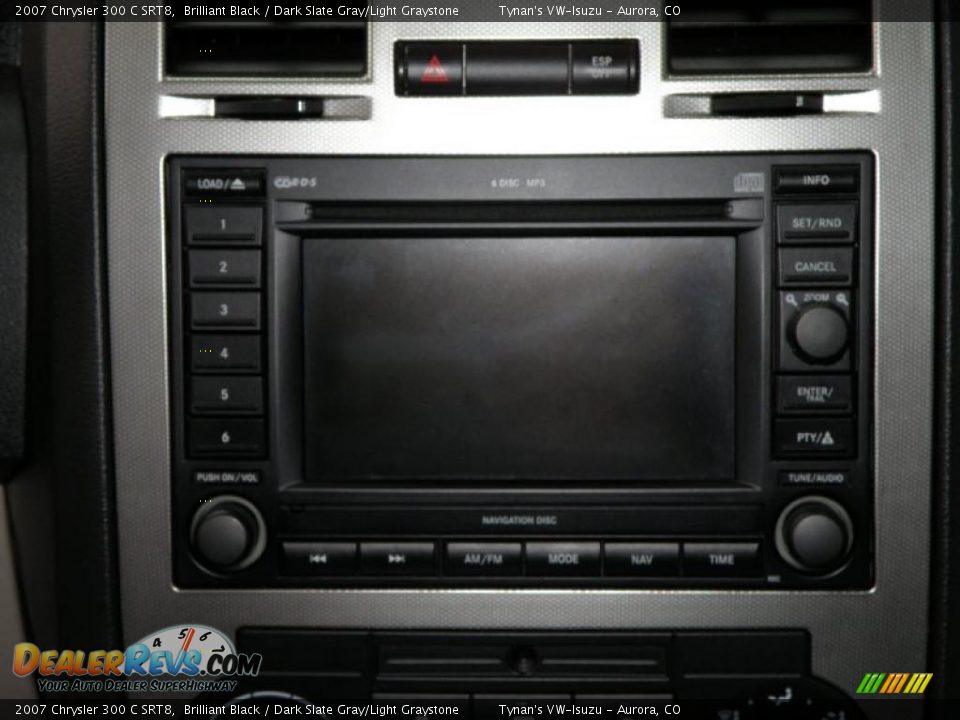 2007 Chrysler 300 C SRT8 Brilliant Black / Dark Slate Gray/Light Graystone Photo #11