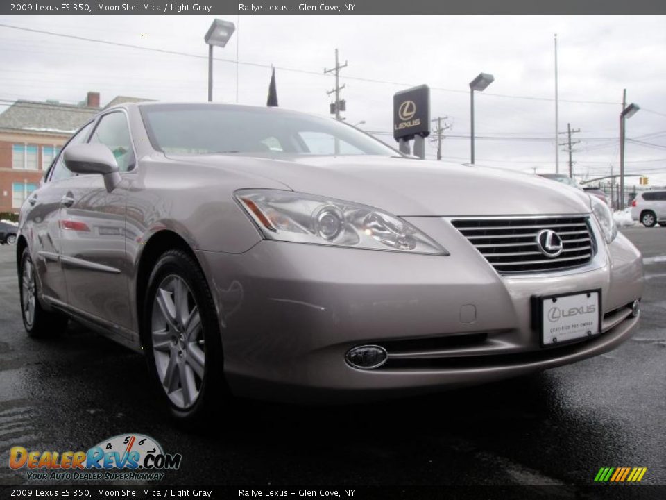 2009 Lexus ES 350 Moon Shell Mica / Light Gray Photo #7