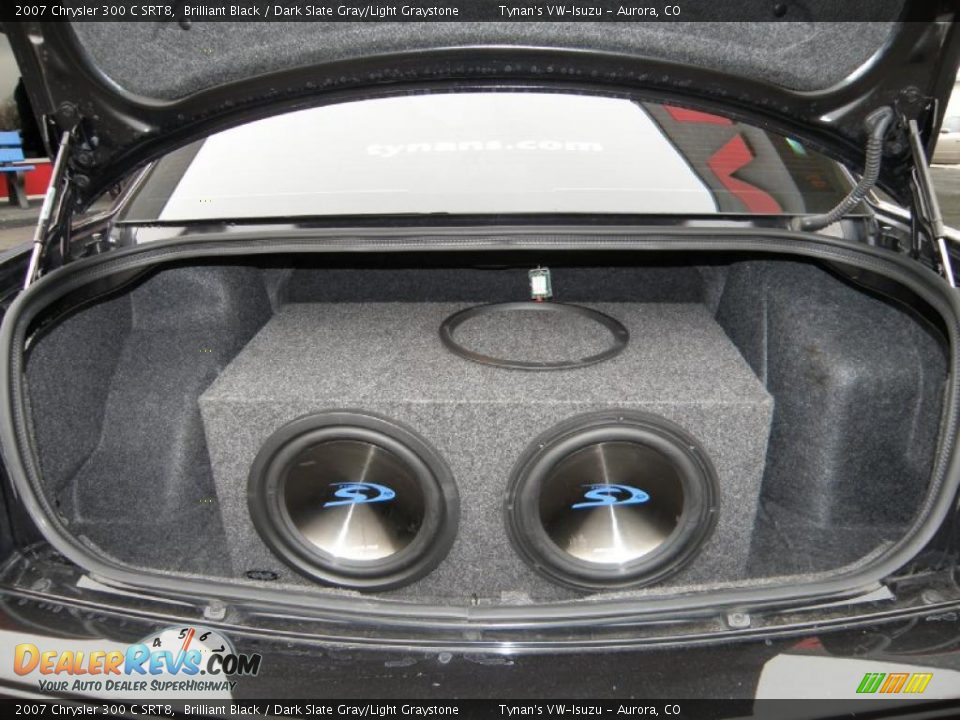 2007 Chrysler 300 C SRT8 Brilliant Black / Dark Slate Gray/Light Graystone Photo #14