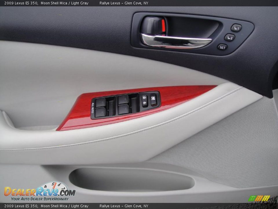 2009 Lexus ES 350 Moon Shell Mica / Light Gray Photo #9