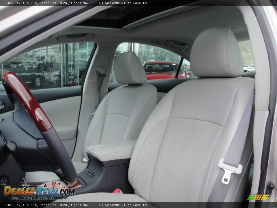 2009 Lexus ES 350 Moon Shell Mica / Light Gray Photo #10