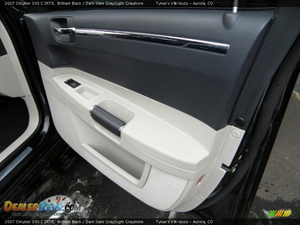 2007 Chrysler 300 C SRT8 Brilliant Black / Dark Slate Gray/Light Graystone Photo #15