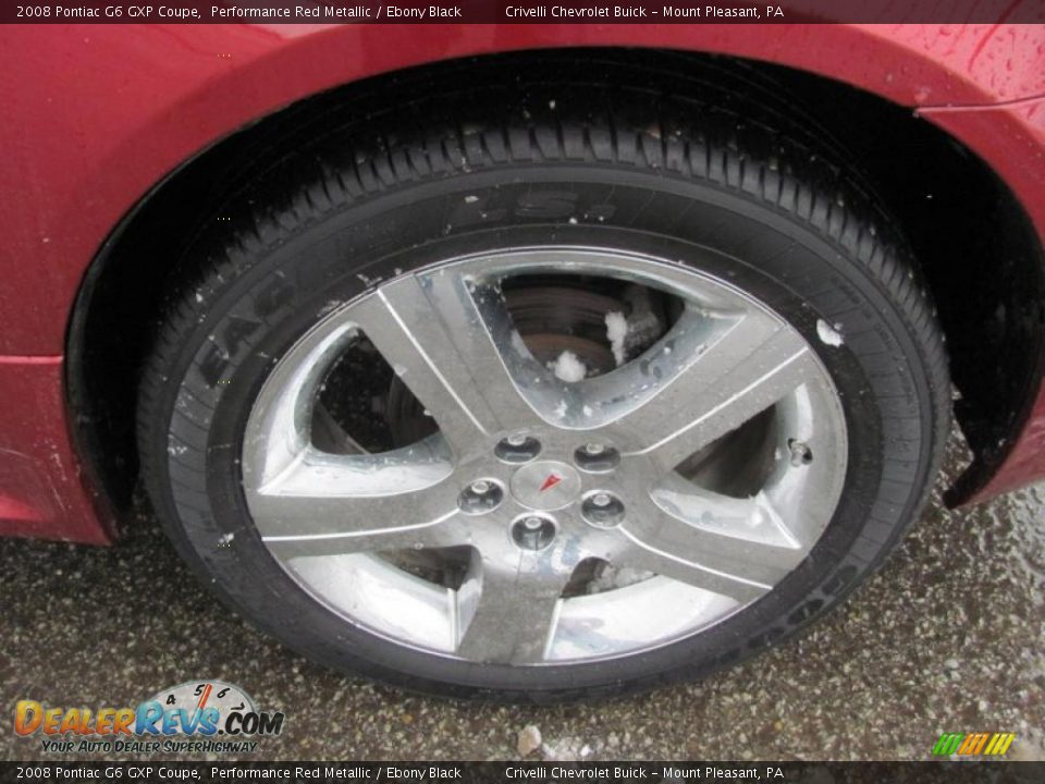 2008 Pontiac G6 GXP Coupe Performance Red Metallic / Ebony Black Photo #3