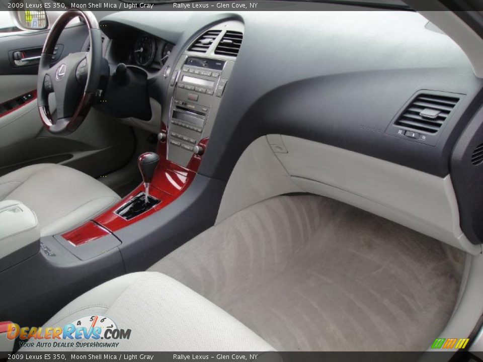 2009 Lexus ES 350 Moon Shell Mica / Light Gray Photo #14