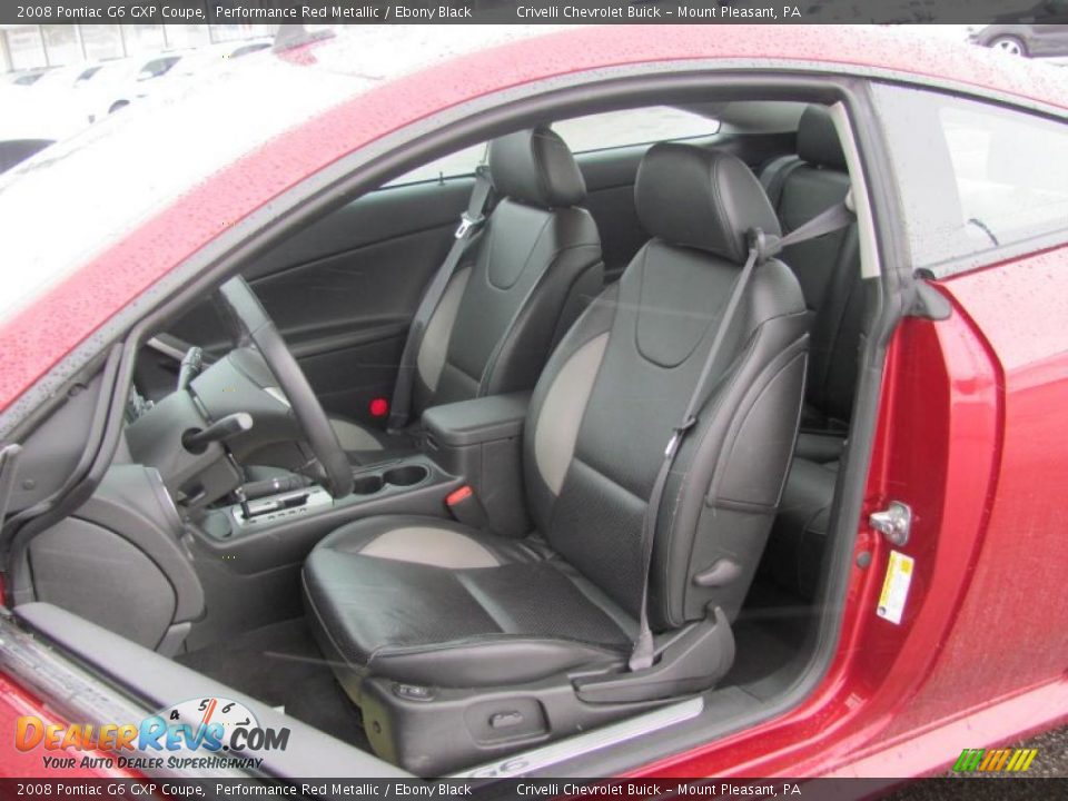 2008 Pontiac G6 GXP Coupe Performance Red Metallic / Ebony Black Photo #8