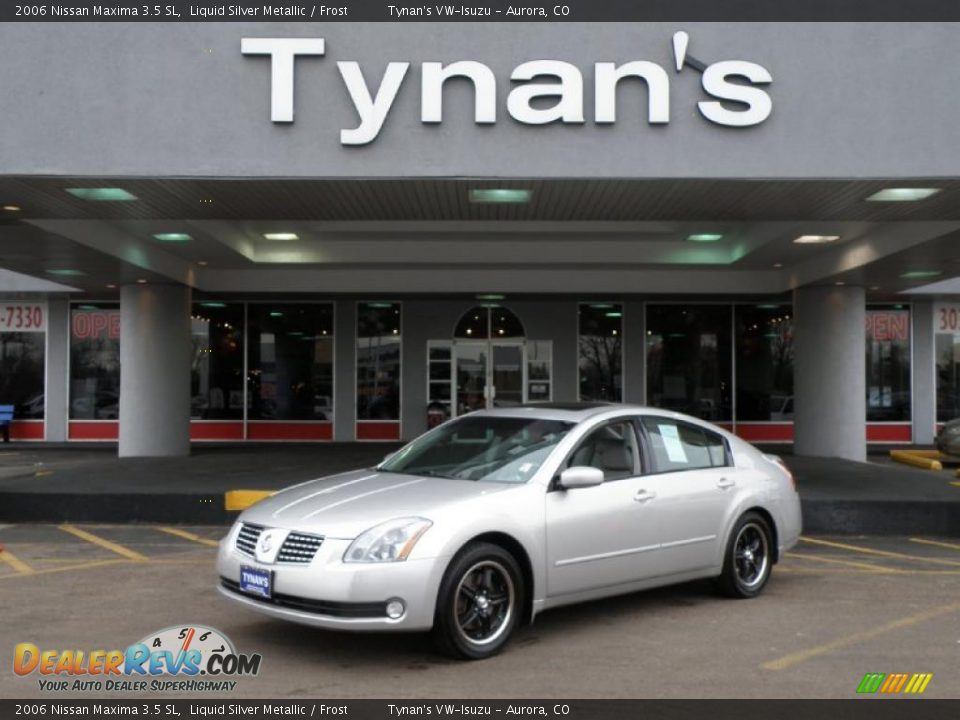 2006 Nissan Maxima 3.5 SL Liquid Silver Metallic / Frost Photo #1
