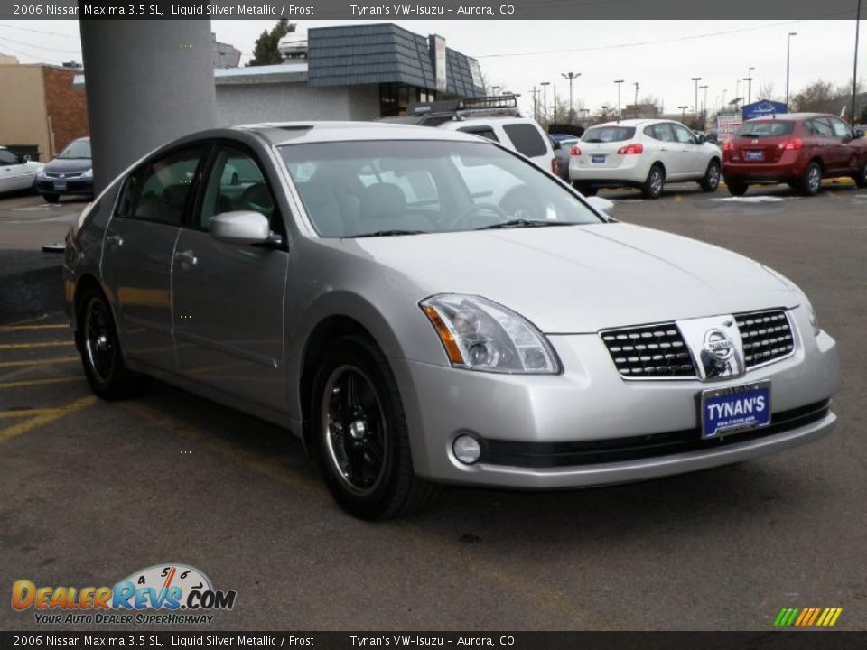 2006 Nissan Maxima 3.5 SL Liquid Silver Metallic / Frost Photo #3