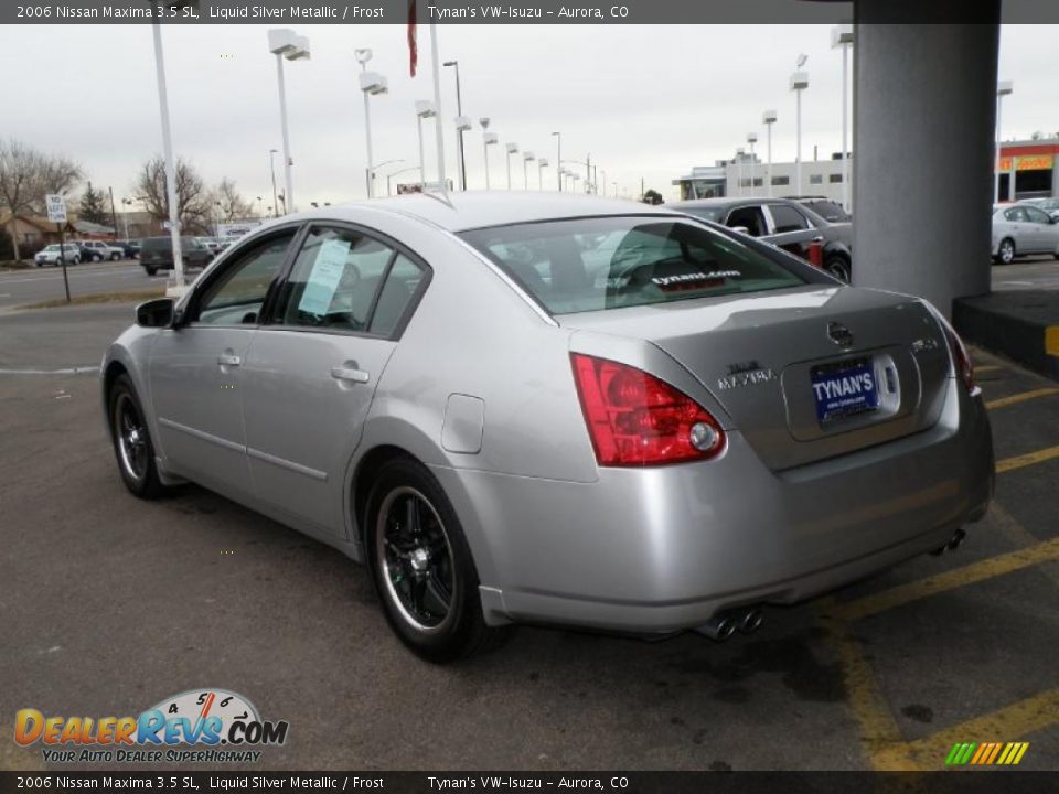 2006 Nissan Maxima 3.5 SL Liquid Silver Metallic / Frost Photo #4