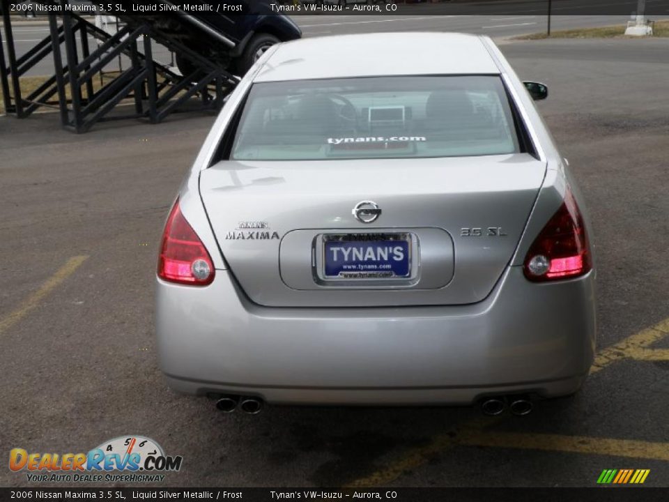 2006 Nissan Maxima 3.5 SL Liquid Silver Metallic / Frost Photo #5