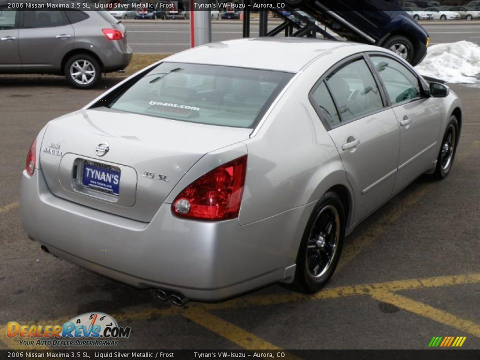 2006 Nissan Maxima 3.5 SL Liquid Silver Metallic / Frost Photo #6