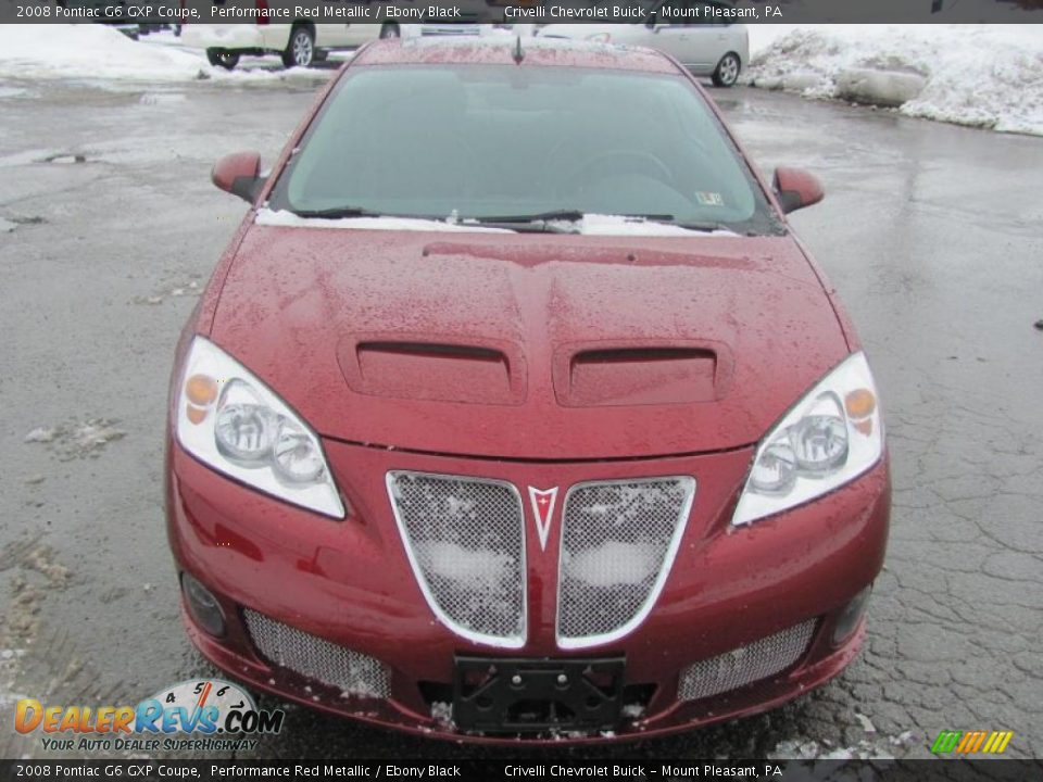 2008 Pontiac G6 GXP Coupe Performance Red Metallic / Ebony Black Photo #15