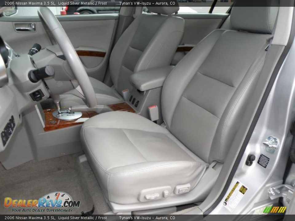 2006 Nissan Maxima 3.5 SL Liquid Silver Metallic / Frost Photo #7