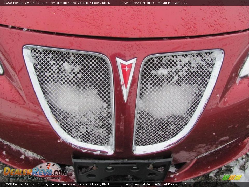 2008 Pontiac G6 GXP Coupe Performance Red Metallic / Ebony Black Photo #16