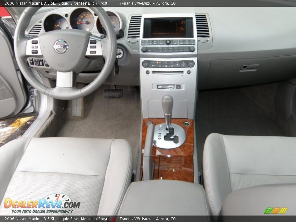 2006 Nissan Maxima 3.5 SL Liquid Silver Metallic / Frost Photo #9