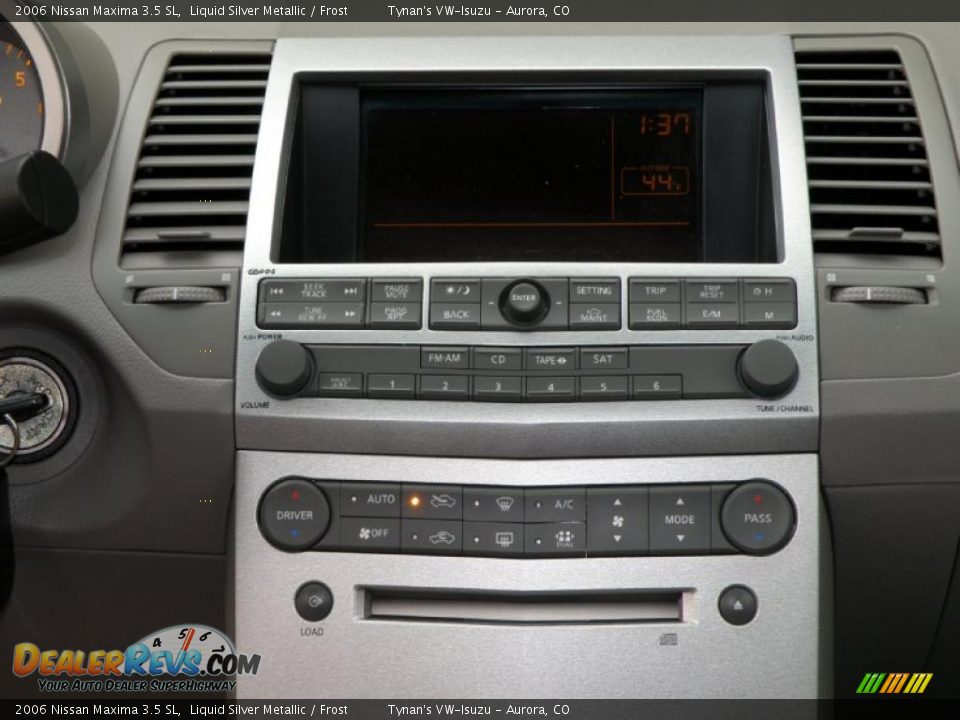 2006 Nissan Maxima 3.5 SL Liquid Silver Metallic / Frost Photo #11