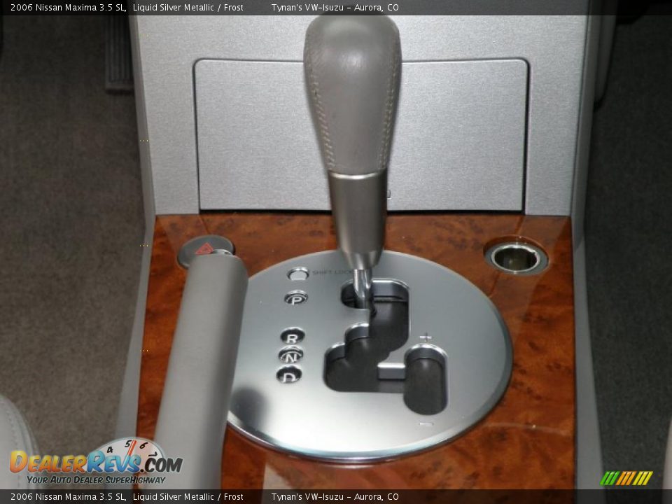 2006 Nissan Maxima 3.5 SL Liquid Silver Metallic / Frost Photo #12