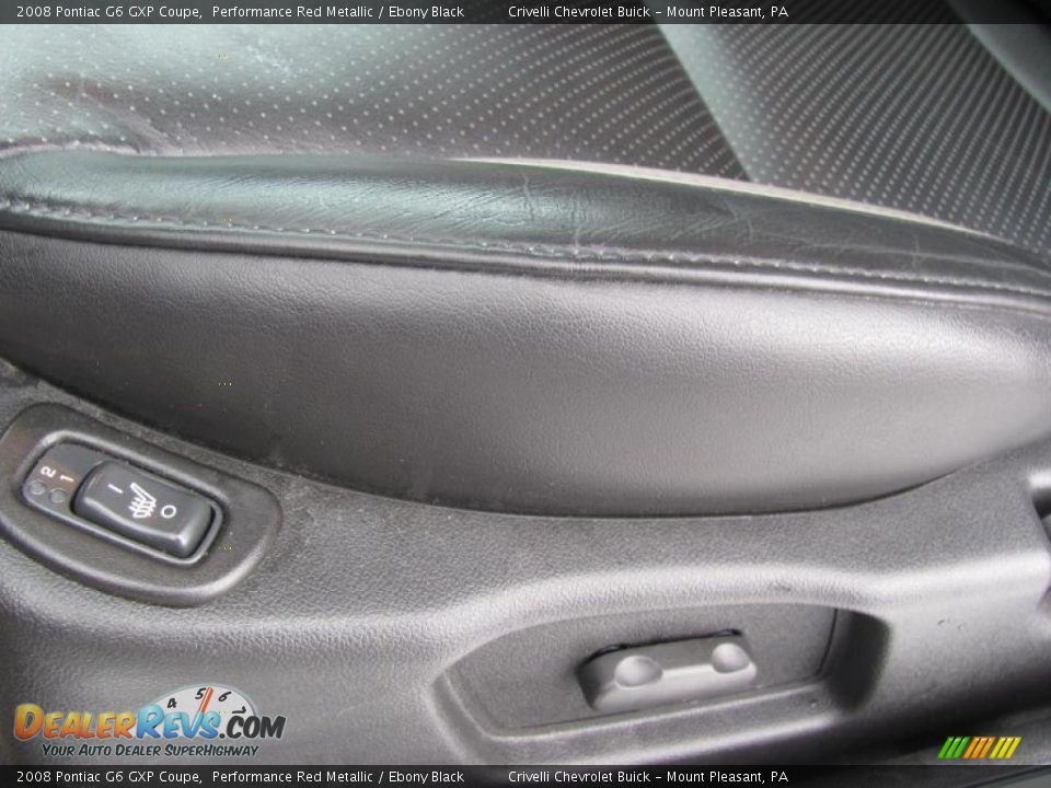2008 Pontiac G6 GXP Coupe Performance Red Metallic / Ebony Black Photo #23