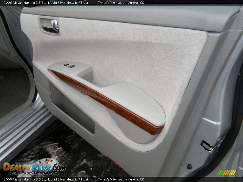 2006 Nissan Maxima 3.5 SL Liquid Silver Metallic / Frost Photo #16