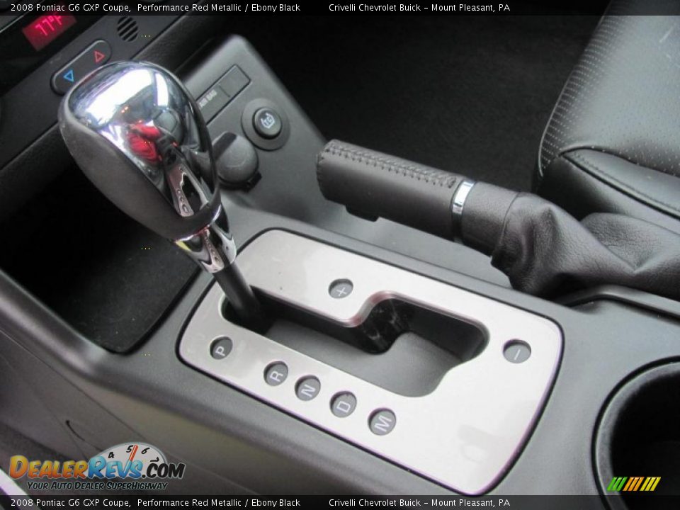 2008 Pontiac G6 GXP Coupe Performance Red Metallic / Ebony Black Photo #27