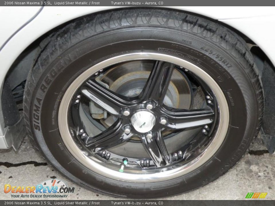 2006 Nissan Maxima 3.5 SL Liquid Silver Metallic / Frost Photo #20
