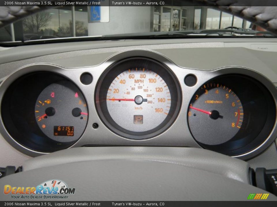2006 Nissan Maxima 3.5 SL Liquid Silver Metallic / Frost Photo #21