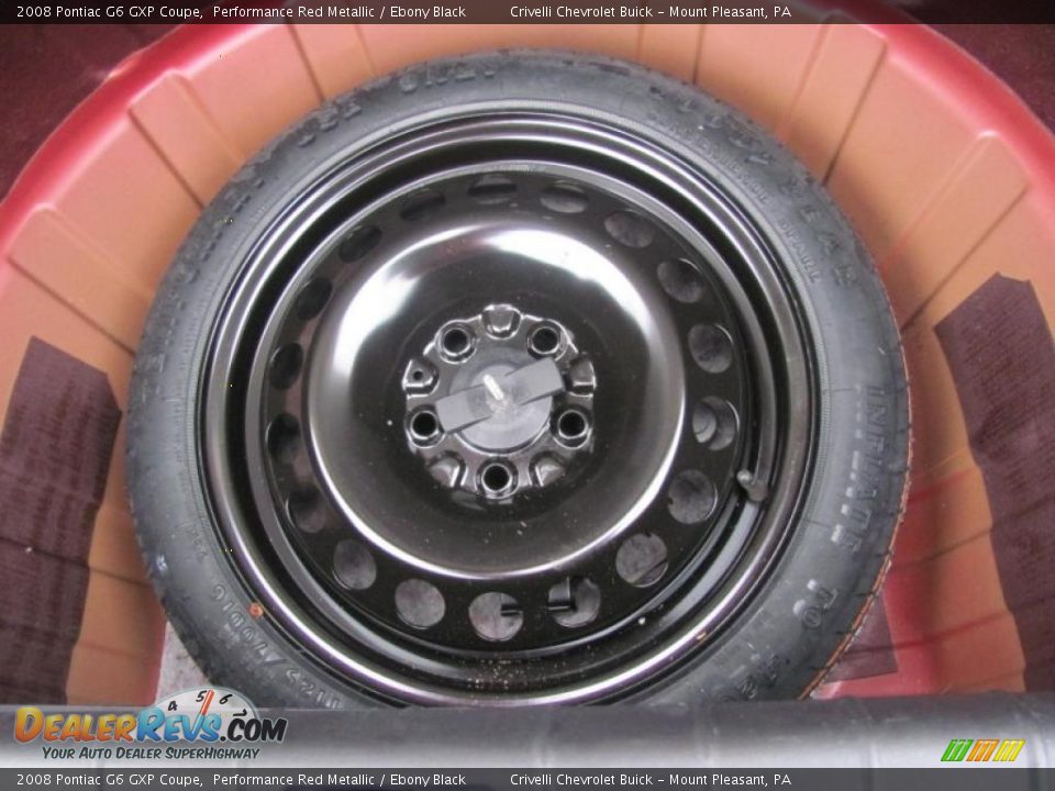 2008 Pontiac G6 GXP Coupe Performance Red Metallic / Ebony Black Photo #34