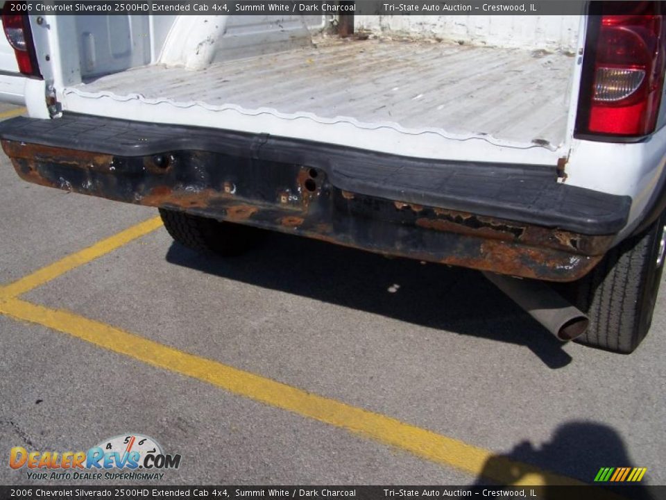 2006 Chevrolet Silverado 2500HD Extended Cab 4x4 Summit White / Dark Charcoal Photo #10