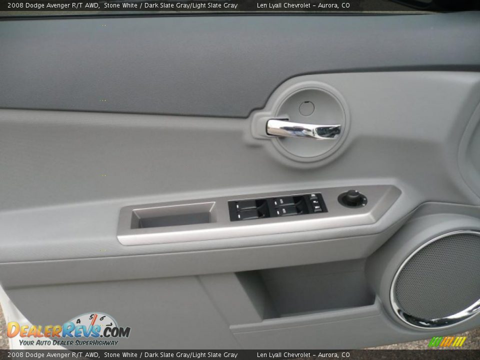 2008 Dodge Avenger R/T AWD Stone White / Dark Slate Gray/Light Slate Gray Photo #7