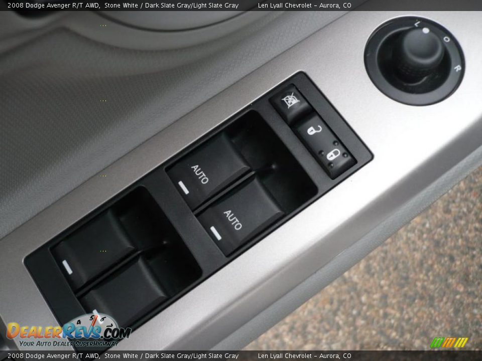 2008 Dodge Avenger R/T AWD Stone White / Dark Slate Gray/Light Slate Gray Photo #8