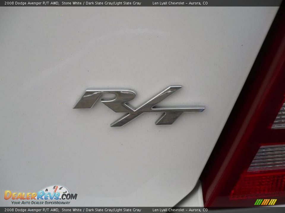 2008 Dodge Avenger R/T AWD Stone White / Dark Slate Gray/Light Slate Gray Photo #13