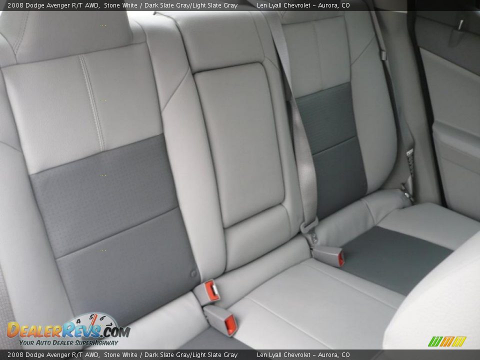 2008 Dodge Avenger R/T AWD Stone White / Dark Slate Gray/Light Slate Gray Photo #15
