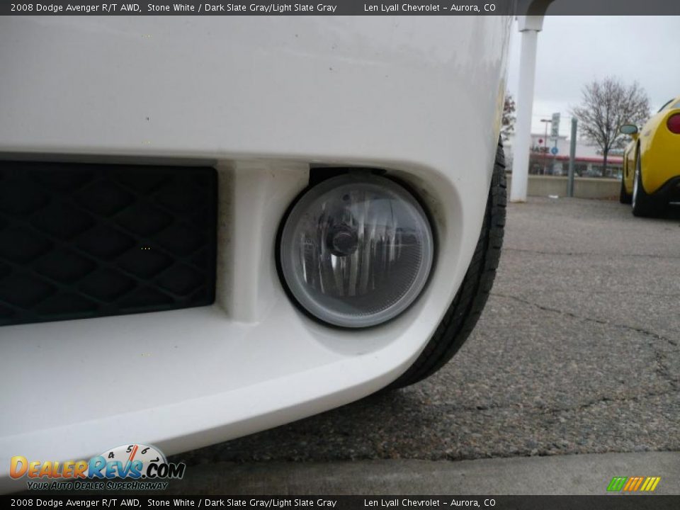 2008 Dodge Avenger R/T AWD Stone White / Dark Slate Gray/Light Slate Gray Photo #21